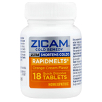 Zicam, Ultra Cold Remedy, RapidMelts®, апельсиновый крем, 18 быстрорастворимых таблеток