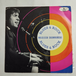 Винтажная виниловая пластинка LP Wojciech Skowronski Blues and Rock (Польша 1973)
