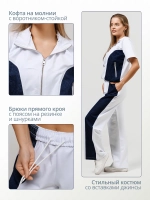 Костюм спортивный футер с джинсовыми вставками