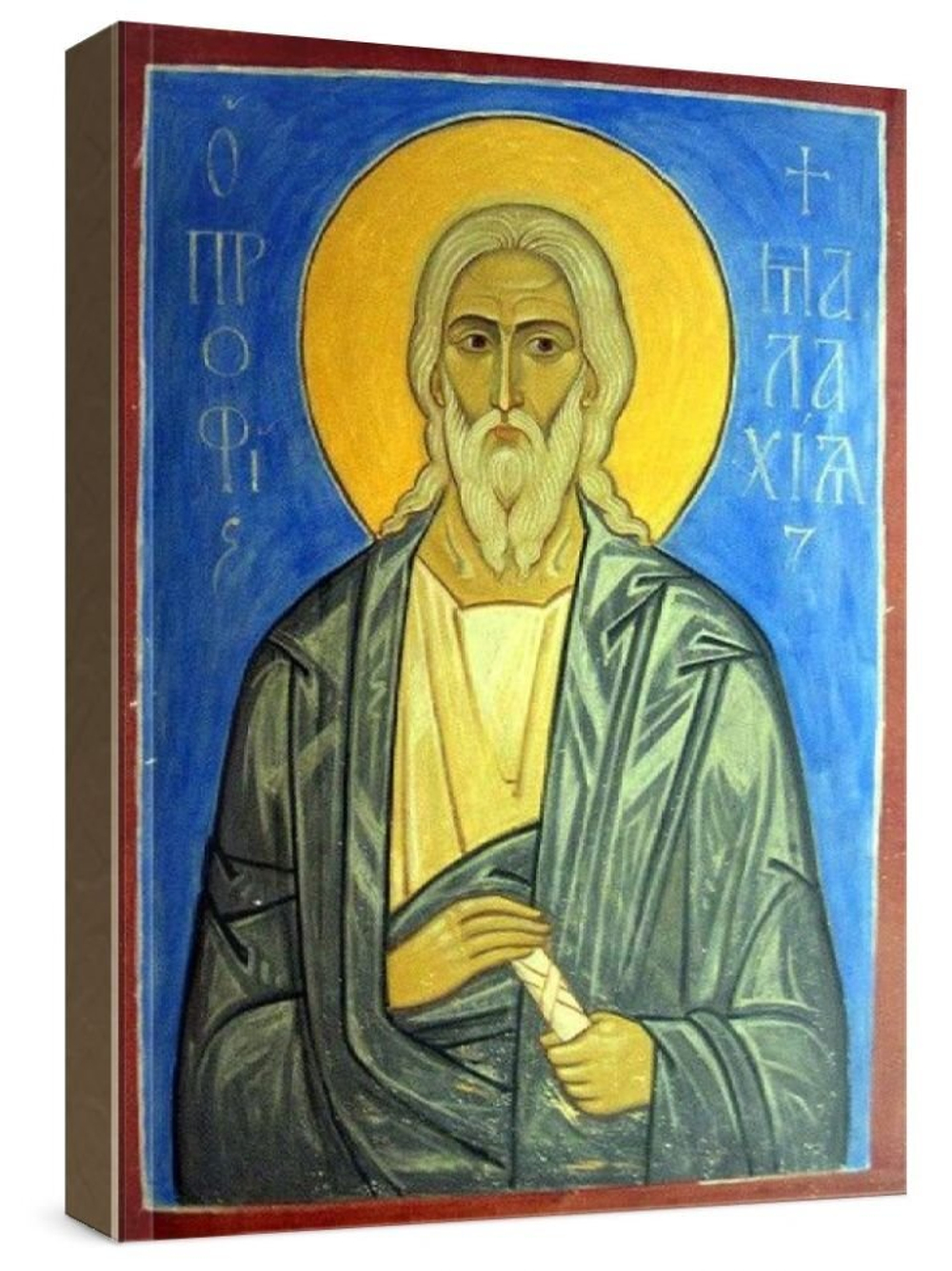 Малахия, пророк (рукописная икона)