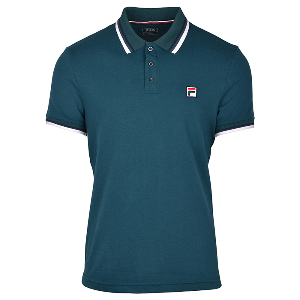 Мужское теннисное поло Fila Polo Albert M - deep teal