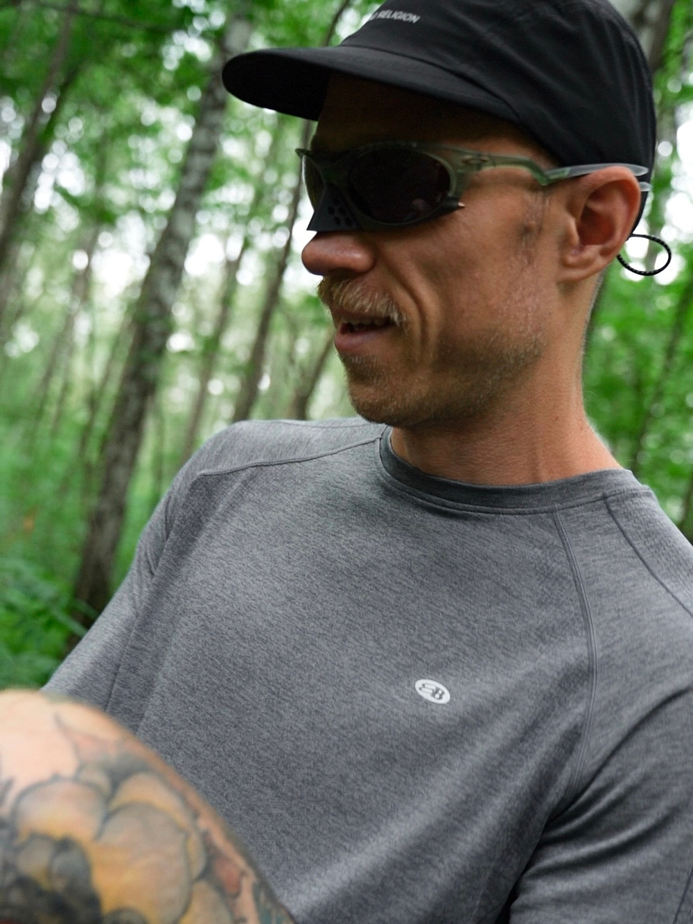 Лонгслив Nothomme Blue Seamless Knit Mesh Running Long Sleeve "Graphite Grey"
