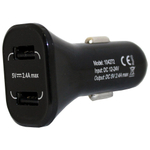 104272 Переходник прикуривателя DUETE с 2-мя USB,12/24 В, AutoStandart