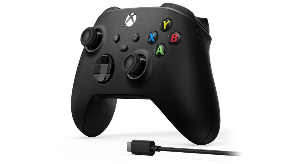 Беспроводной геймпад Microsoft Xbox Wireless Controller + USB-C Cable, Black (Черный)
