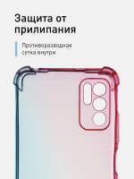 Чехол ROSCO для Poco M3;Xiaomi Redmi Note 10 5G;Xiaomi Redmi Note 10T оптом (арт. XM-RN10T-HARD-TPU-PINK-BLUE)