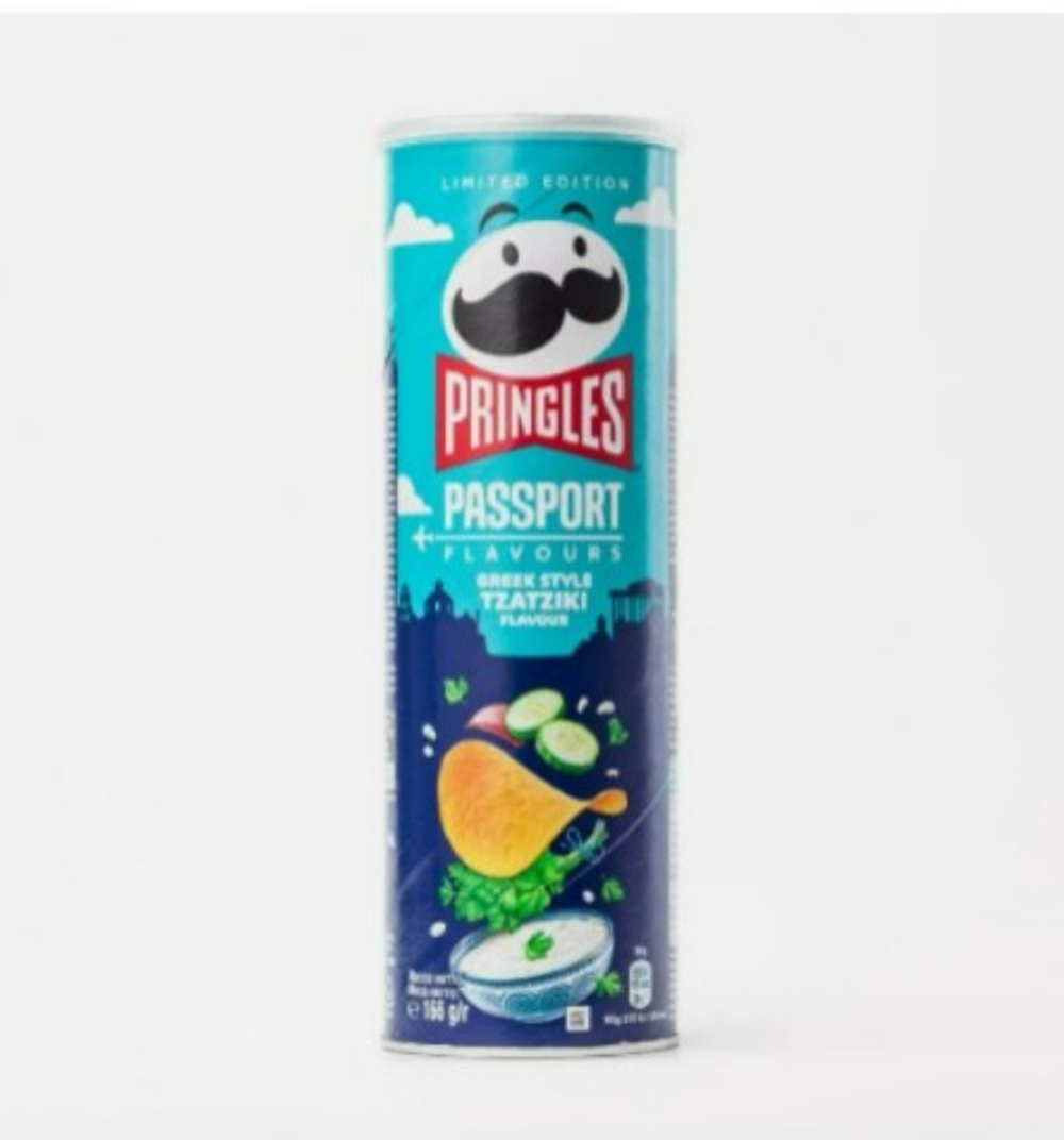Чипсы PRINGLES 165 гр Passport Thai Style Green Curry (19)