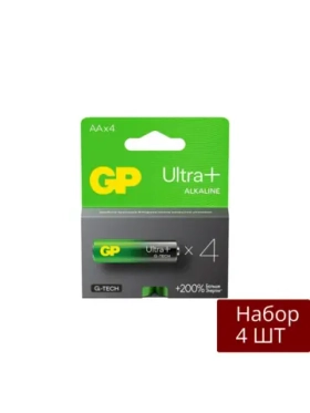 Набор 4 шт Батарейки GP алкалиновые c технологией G-tech
