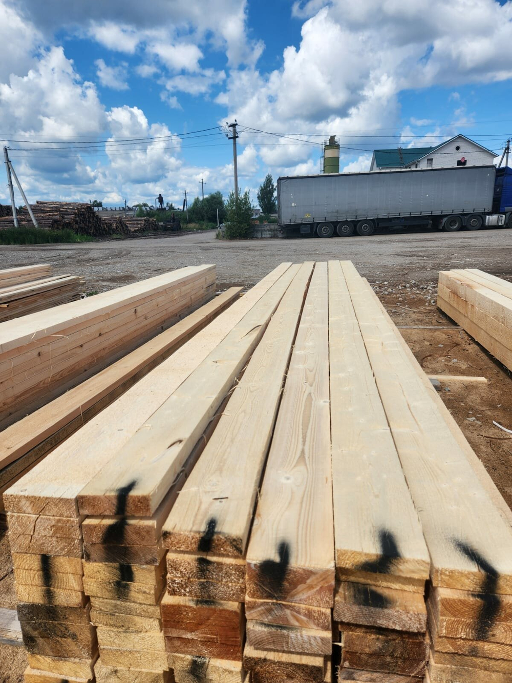 Доска обрезная 50x150x6000
