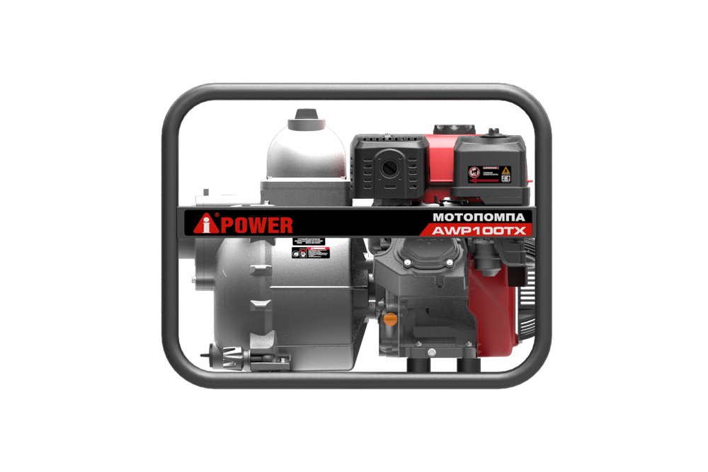 Мотопомпа A-iPower бензиновая для сильно загрязненной воды AWP100TX