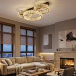 Citilux PALANT CL325162 LED Люстра хрустальная Чёрный+Бронза