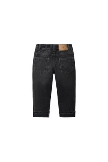 ZARA ДЖИНСЫ STRAIGHT С ДЕКОРАТИВНОЙ СТРОЧКОЙ, СЕРЫЙ