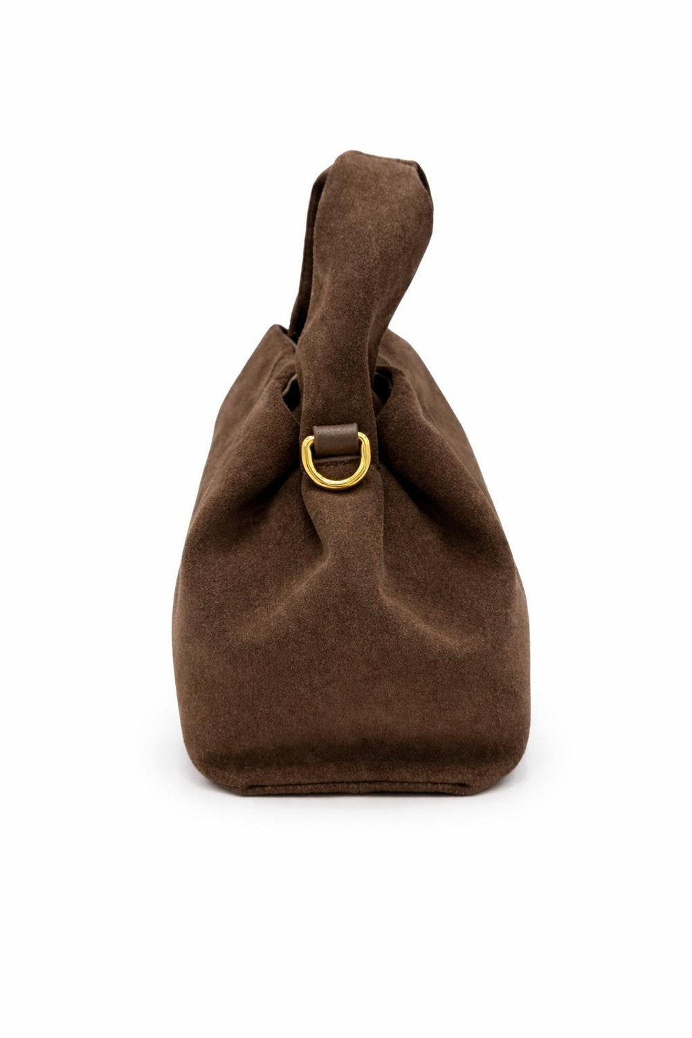 ITALY K сумка замша TAUPE - коричневый