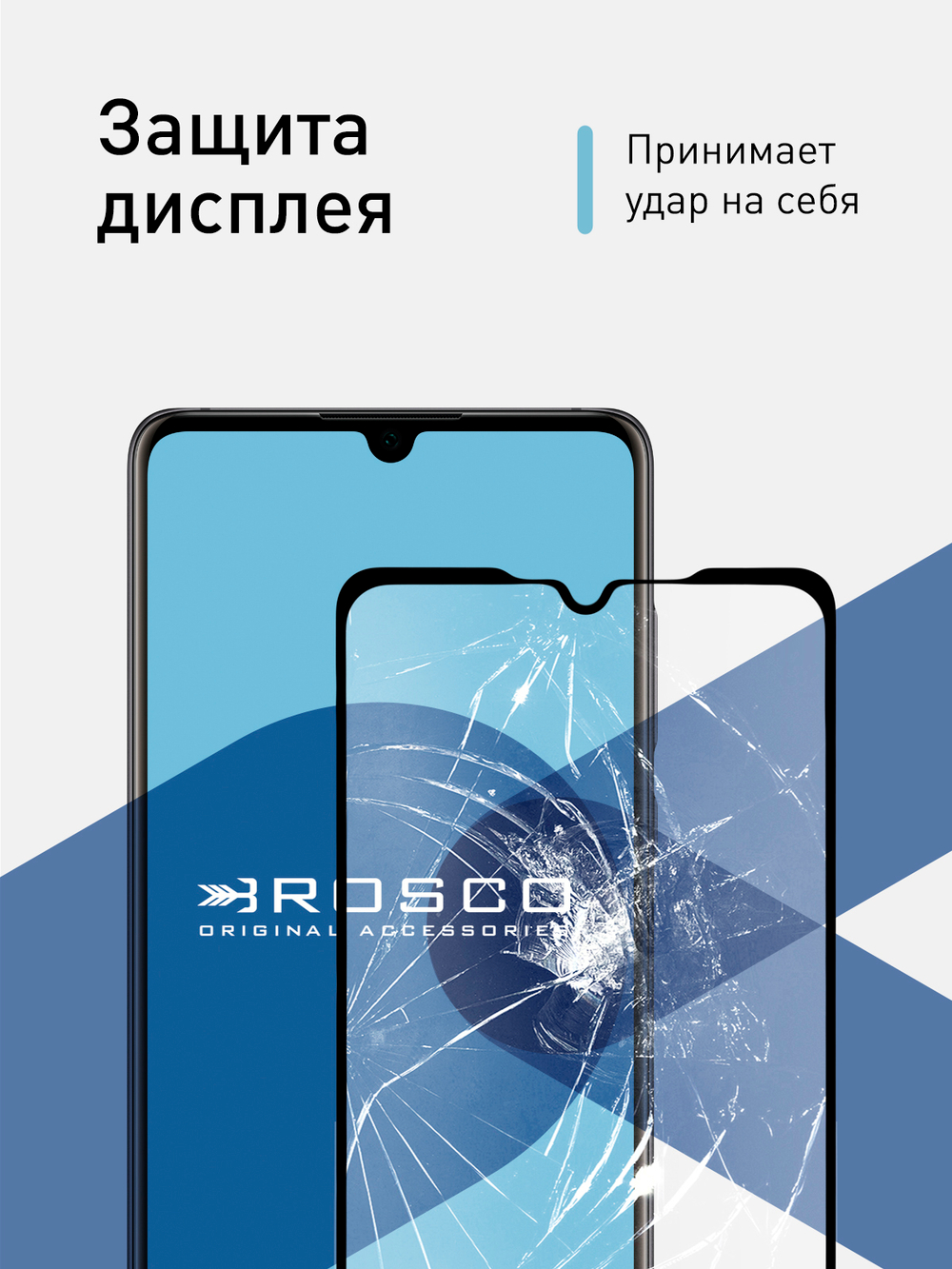 Набор стекол ROSCO для Huawei P30 оптом (арт. HW-P30-FSP-GLASS-SET2)
