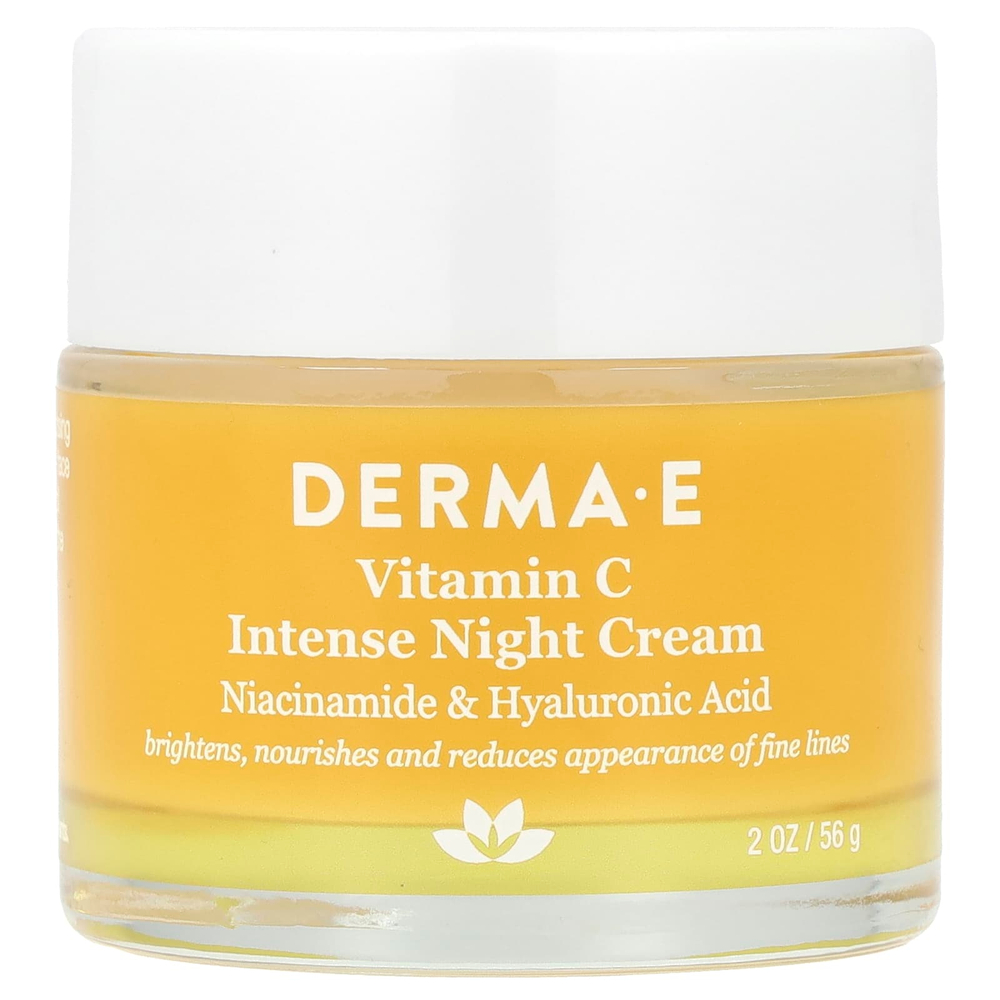 DERMA E, интенсивный ночной крем с витамином C, 56 г (2 унции)