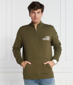 Худи ENTRY GRAPHIC HALF-ZIP Tommy Jeans - зеленый(DM0DM17782)