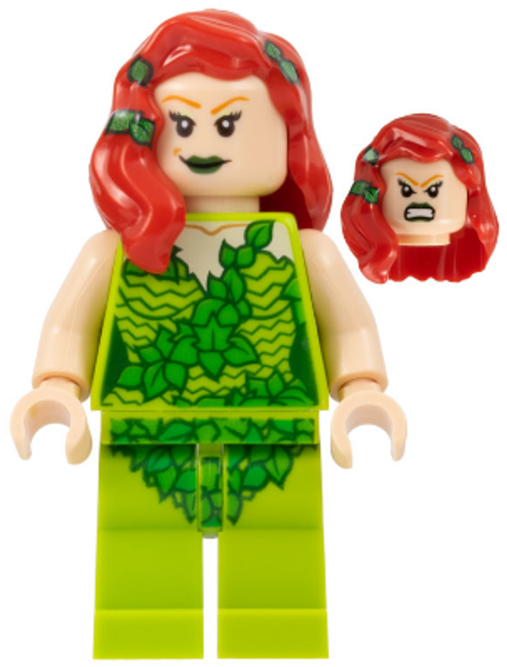 Минифигурка LEGO sh010 Ядовитый Плющ БЕЗ ВОЛОС