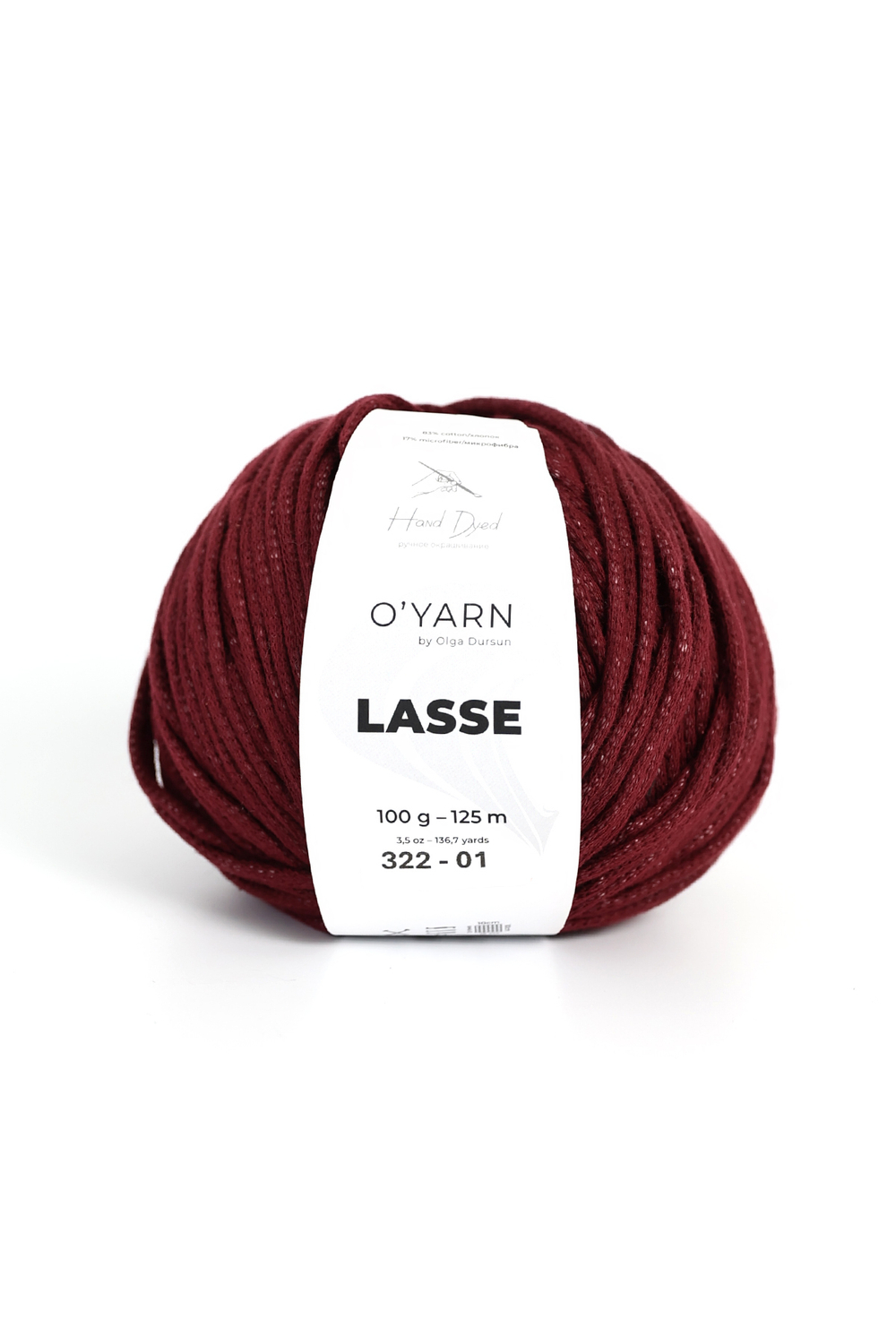 Пряжа O'Yarn LASSE, 100г