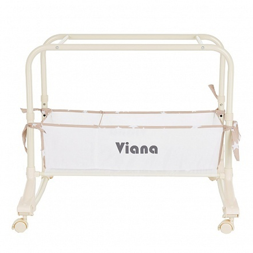 PITUSO Колыбель 3 в 1 Viana на колёсах Stars Beige/бежевый