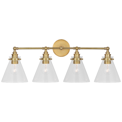 Светильник для ванной комнаты Visual Comfort Parkington 32" Four Light Bath Bar