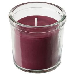 Свеча ароматическая IKEA STORTSKON (СТЁРТСКЁН), Дикие ягоды, Красный, 20 часов