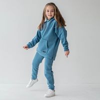 Худи с капюшоном "Деним" утепленное подростковое