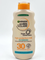 Garnier Солнцезащитное молочко Ambre Solaire Eco-Designed SPF30, водостойкое, 200 мл (из Финляндии)