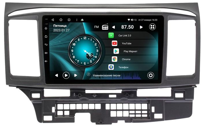 Магнитола для Mitsubishi Lancer X 2007-2016 - Vaycar VA47-0037 с экраном 9" на Android 13, 4G SIM-слот