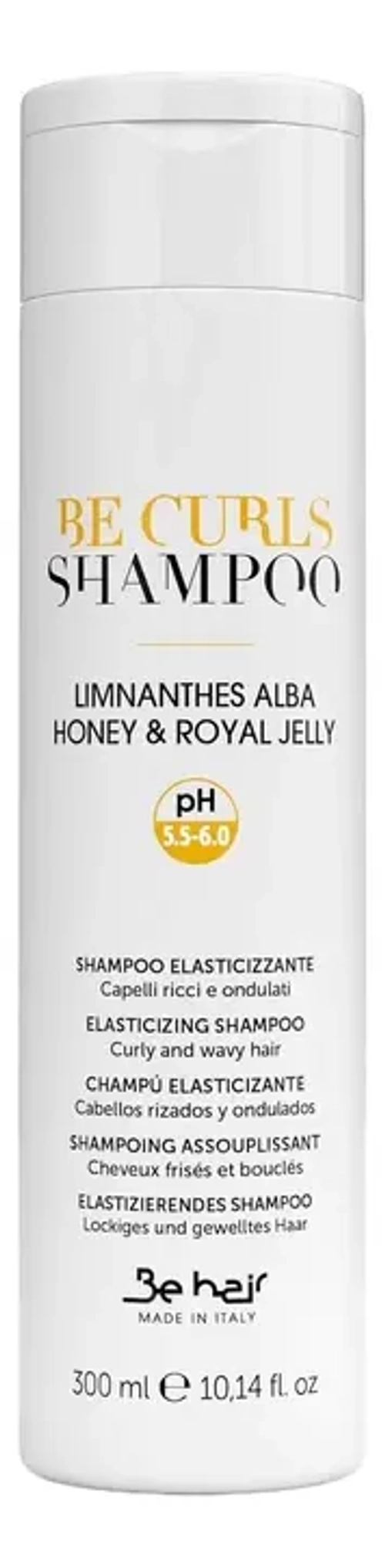 Be Hair Шампунь для вьющихся и волнистых волос с медом - Be Curls Shampoo Elasticizing