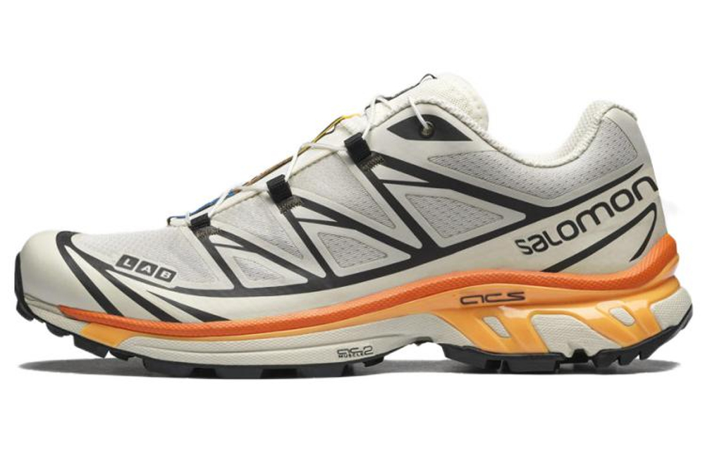 SALOMON XT 6 Series "Beige Vibrant Orange"