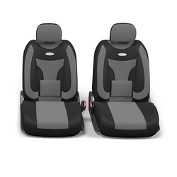Авточехлы AUTOPROFI EXTRA COMFORT ECO-1105 BK/D.G черный/темно серый размер М