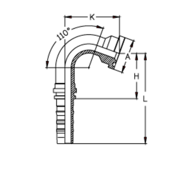 Фитинг DN 50 SFL 2 71.4 (110) CS
