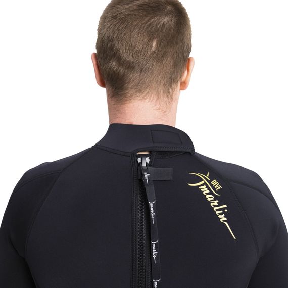 Гидрокостюм Marlin Malibu Ultra Shorty Man 2,5 мм черно-золотой