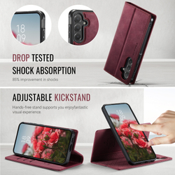 Чехол-кошелек CaseMe 2 in 1 MagSafe Samsung Galaxy S25+
