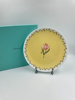 Тарелка 24см Tiffany & Co, Pink Tulip