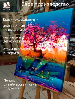 Интерьерная картина "Арт Брызги", 50х70см 1шт.