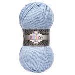 Пряжа Alize (Ализе) Superlana Midi / уп.5 мот. по 100 г, 170м, 480 светло-голубой A