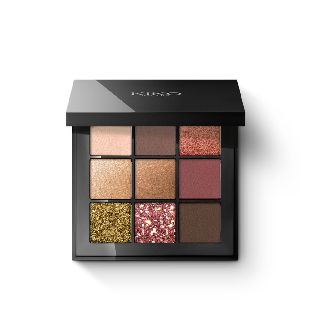 Палетка теней KIKO Milano Glamour Multi Finish Eyeshadow Palette - 03