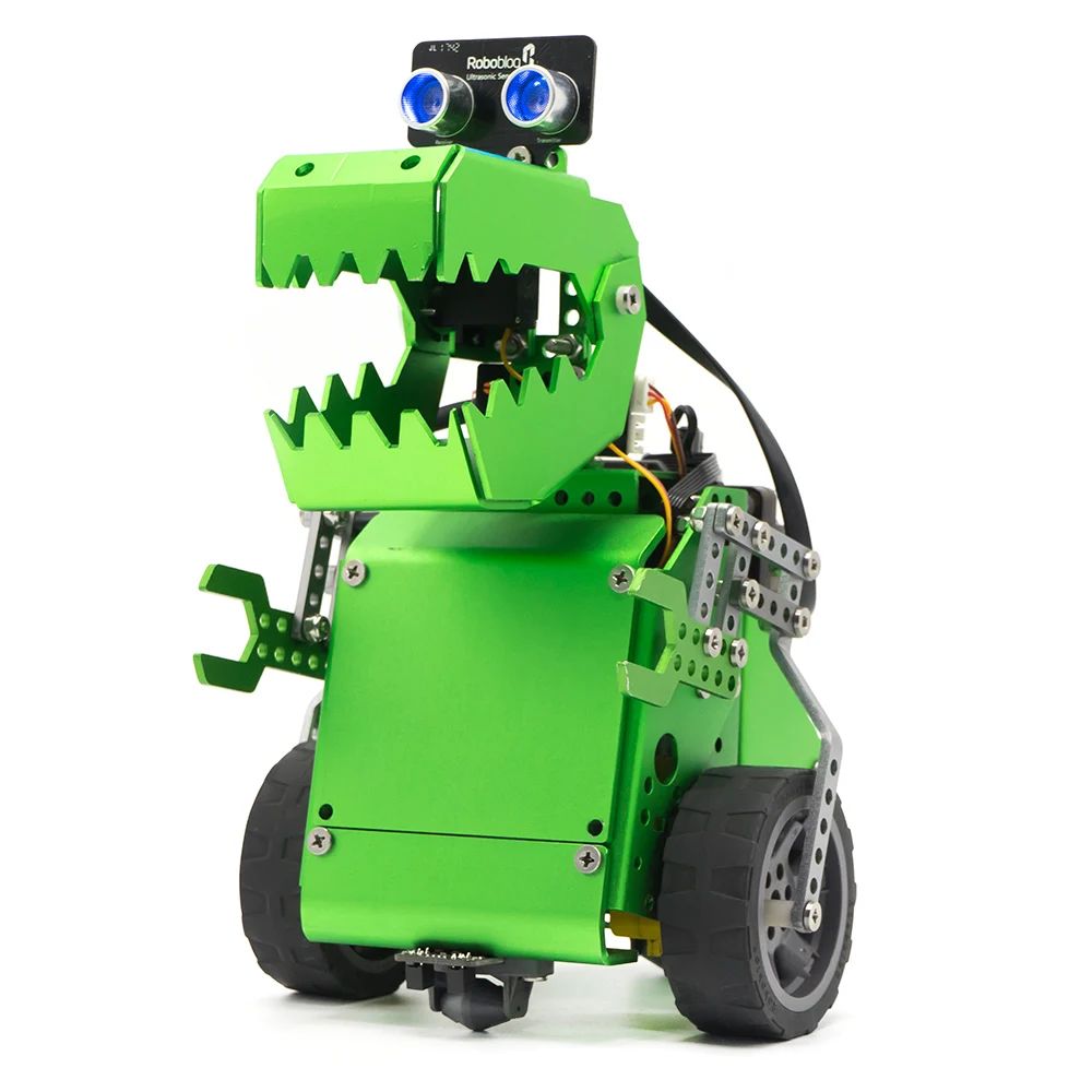 Образовательный конструктор робот-динозавр STEM Robobloq Q-Dino Образовательный конструктор робот-динозавр STEM Robobloq Q-Dino
