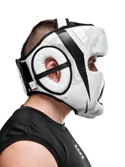 Шлем боксерский Tomorrow Star Fury White Black