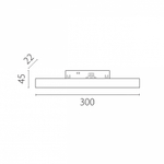 Накладной светильник Lightstar Uno CCT 269307CCT