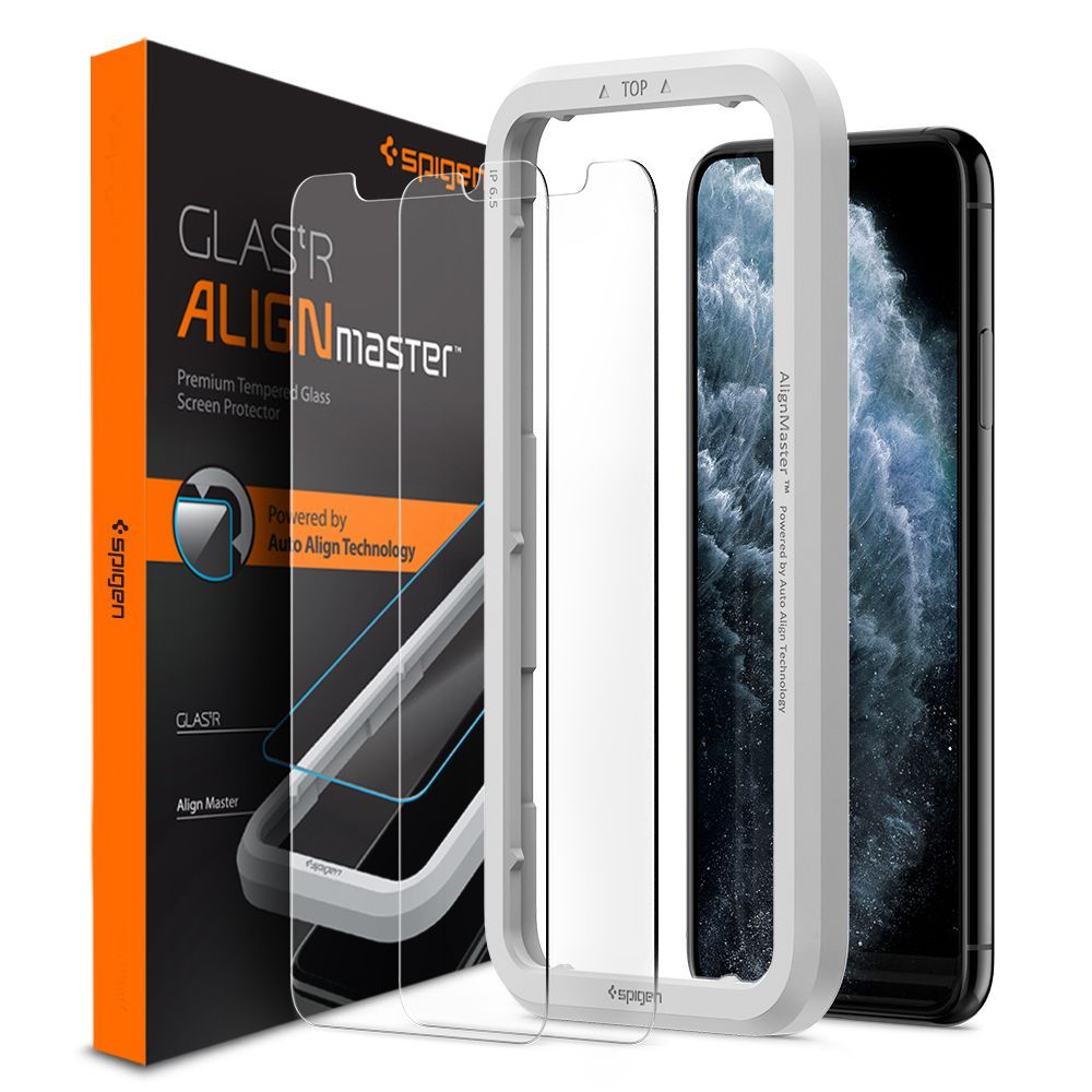 Стекло Spigen ALM GLAS.TR SLIM 2-шт для iPhone 11