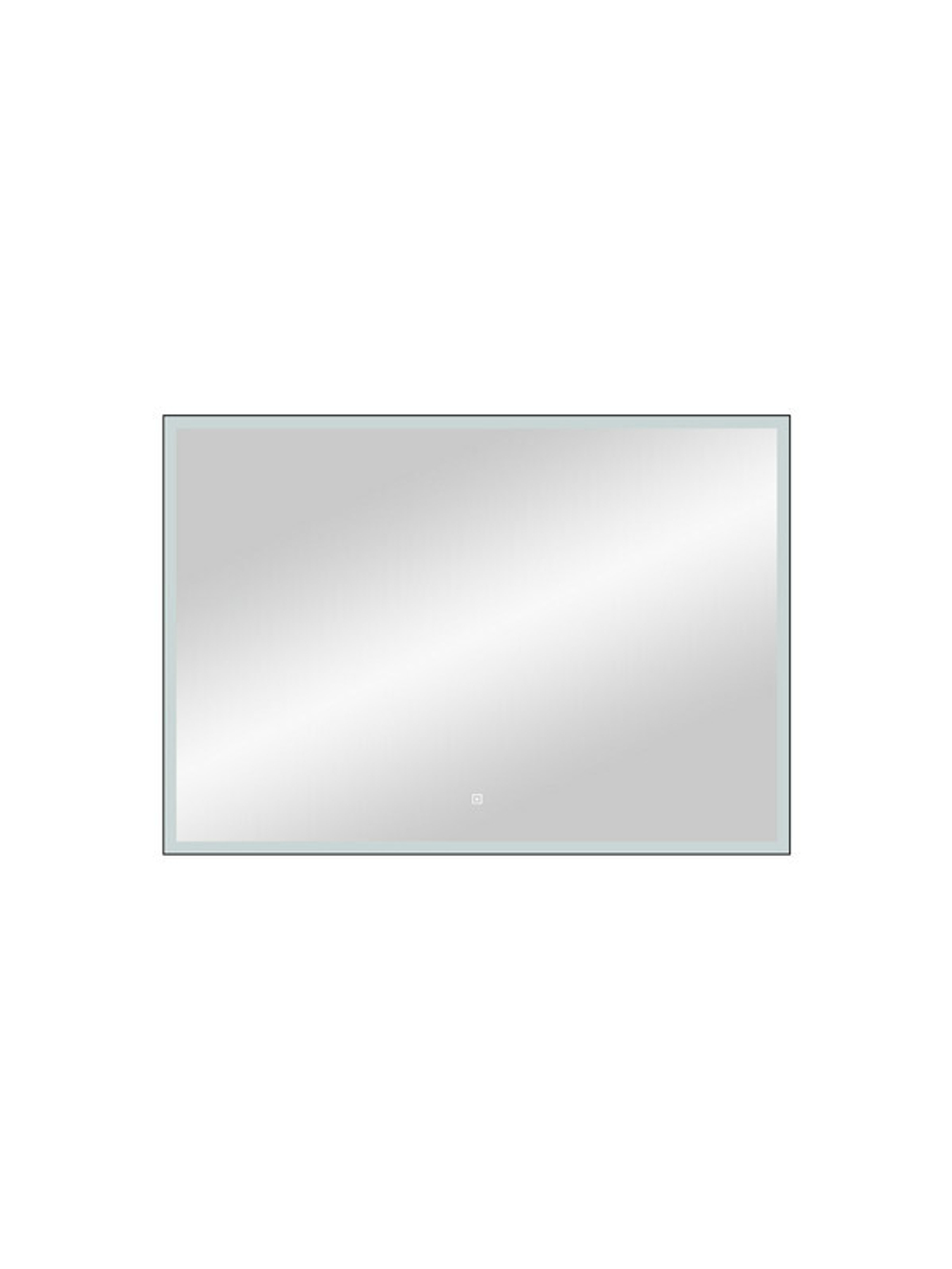 Зеркало "Frame black standart" 900x700