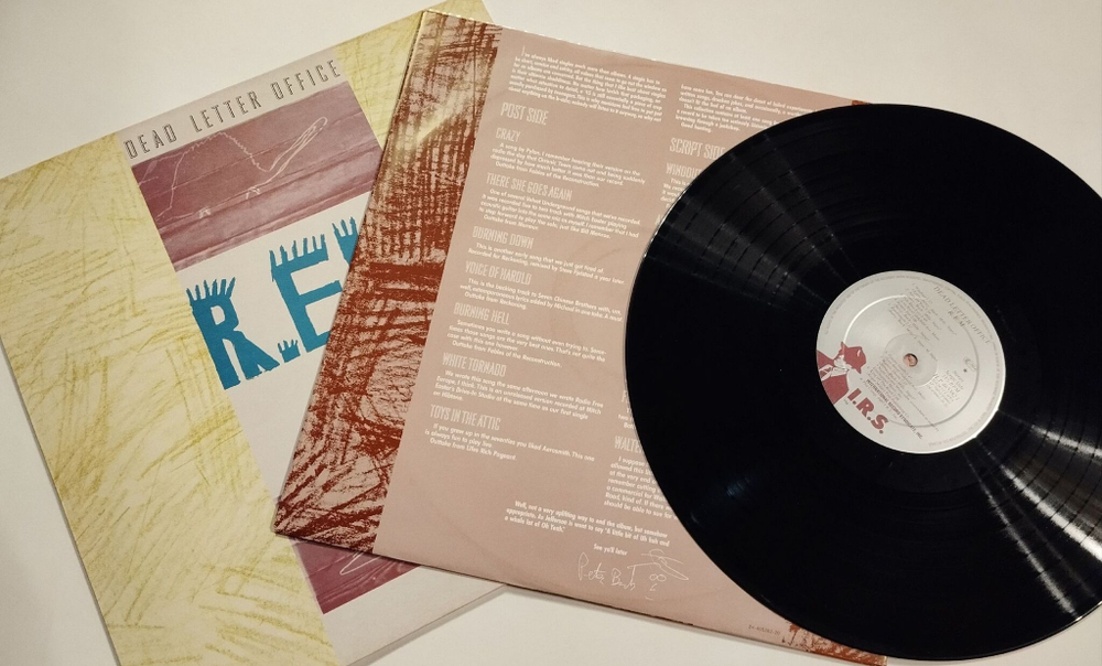 Винтажная виниловая пластинка LP R.E.M. Dead Letter Office B-Sides Compiled (Germany 1987)