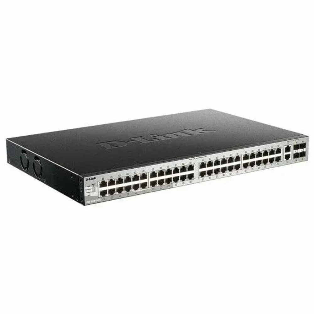 Коммутатор D-Link DGS-3130-54TS B1A PROJ Управляемый L3 стекируемый коммутатор с 48 портами 10 100 1000Base-T, 2 портами 10GBase-T и 4