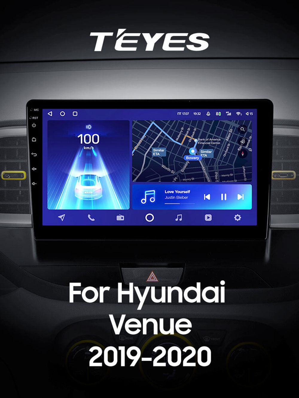 Teyes CC2 Plus 9" для Hyundai Venue 2019-2020