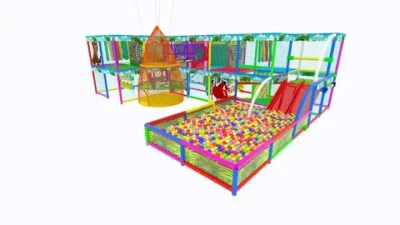 Игровой лабиринт Пумба 8,5х6,1х2,5м
