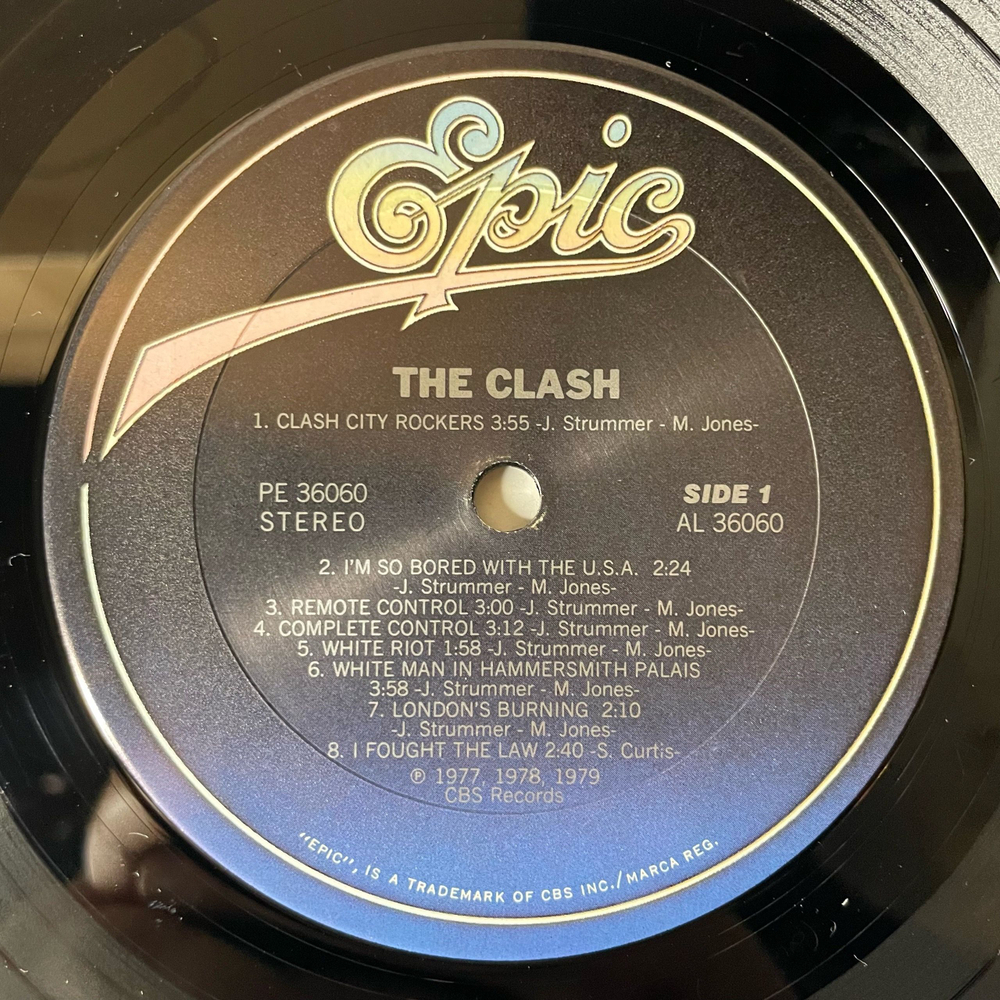 Винтажная виниловая пластинка LP The Clash (США 1980)