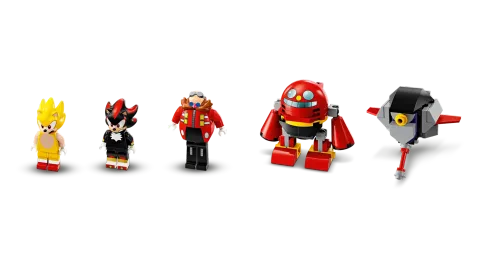 Конструктор LEGO Sonic the Hedgehog 76999 Super Sonic против Egg Drillster