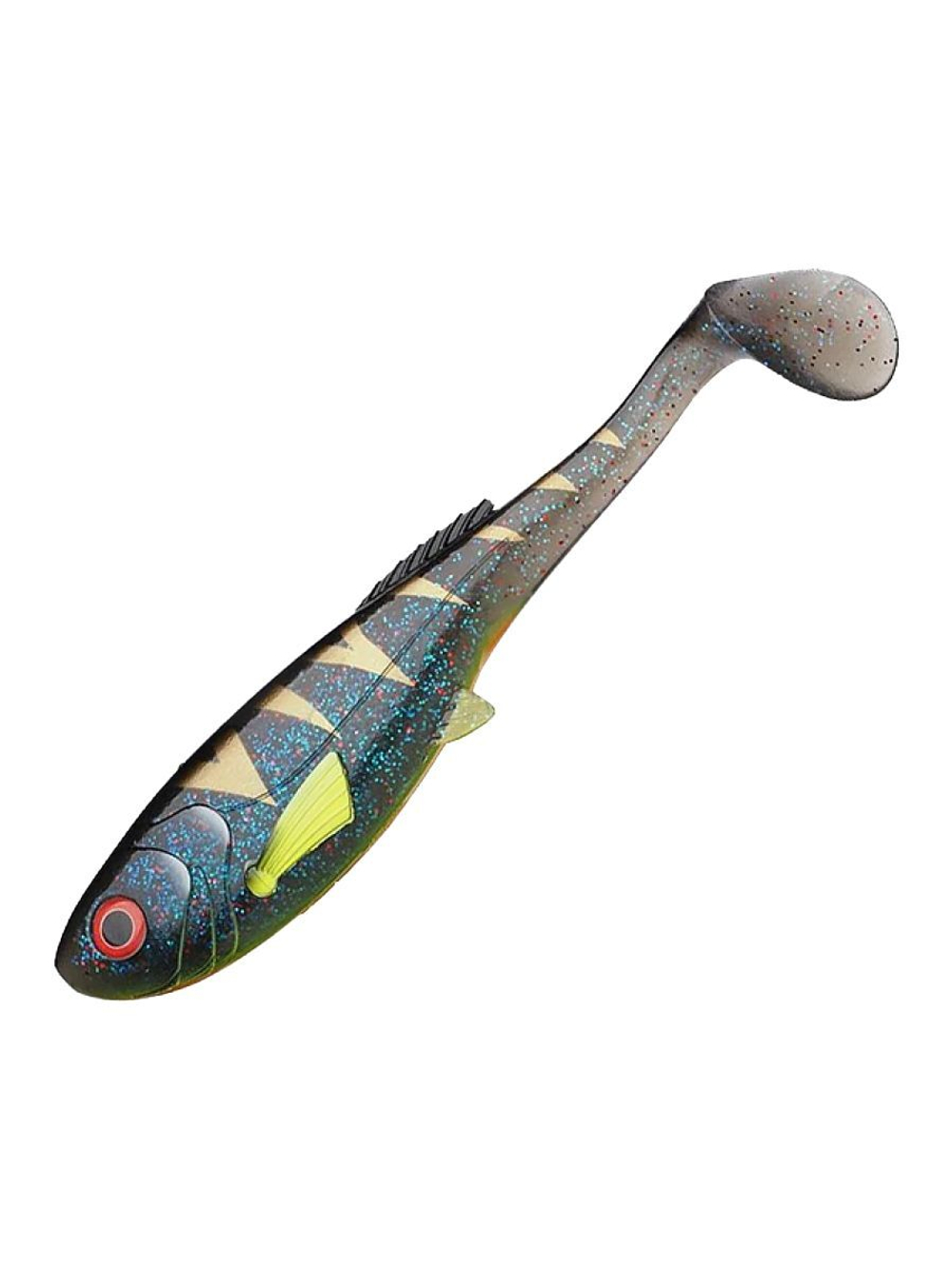Приманка мягкая виброхвост Abu Garcia Beast Slim Paddle Tail, 210 мм, 4 шт, Firetiger