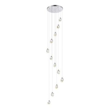 Светильник подвесной LED 12*3W 3000K SL6114.103.12 хром/прозрачный Cascato ST-Luce
